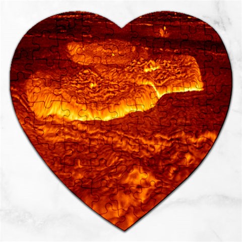 Lava Jigsaw Puzzle (Heart) from ArtsNow.com Front