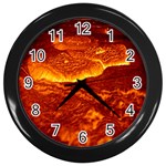 Lava Wall Clock (Black)