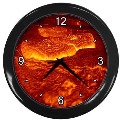 Lava Wall Clock (Black) from ArtsNow.com Front