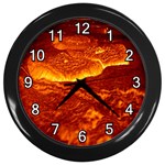 Lava Wall Clock (Black)