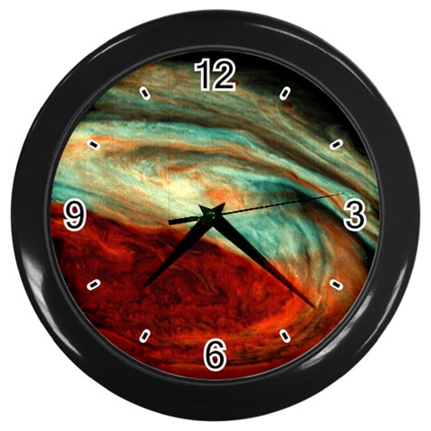 Nebula 1 Wall Clock (Black) from ArtsNow.com Front