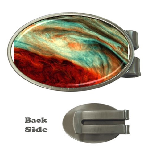 Nebula 1 Money Clip (Oval) from ArtsNow.com Front