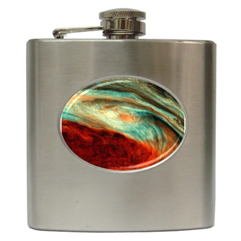 Nebula 1 Hip Flask (6 oz) from ArtsNow.com Front