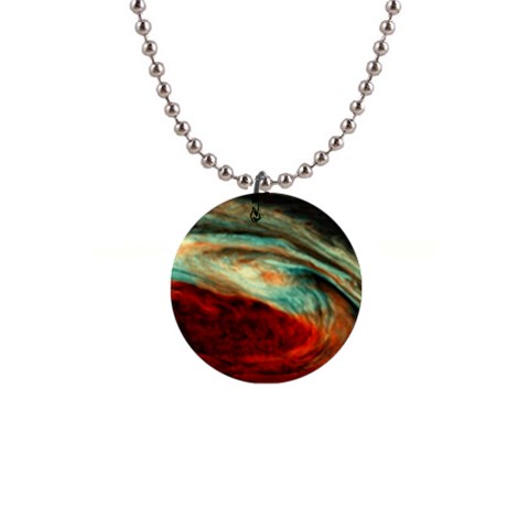 Nebula 1 1  Button Necklace from ArtsNow.com Front