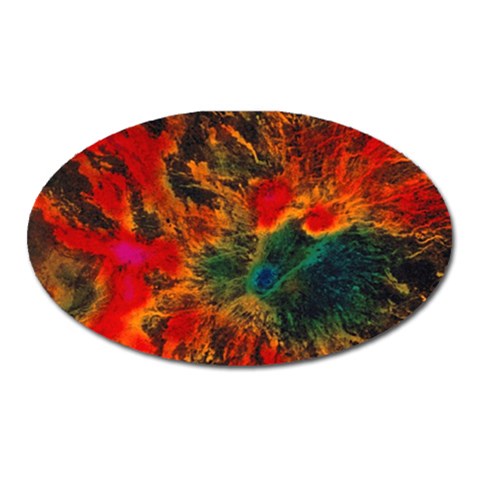 Nebula2 Magnet (Oval) from ArtsNow.com Front