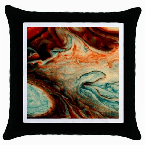 Nebula3 Throw Pillow Case (Black) from ArtsNow.com Front