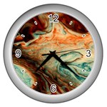 Nebula3 Wall Clock (Silver)