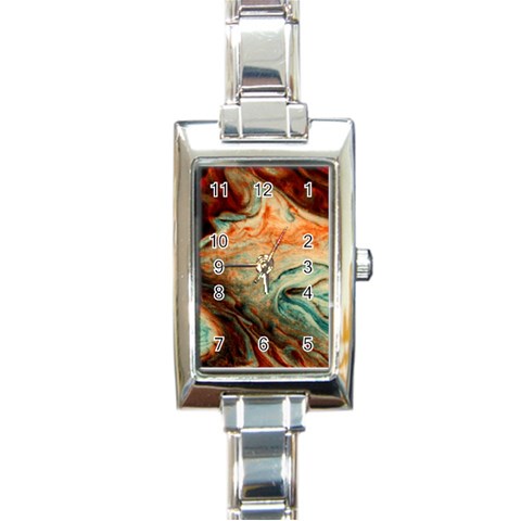 Nebula3 Rectangular Italian Charm Watch from ArtsNow.com Front