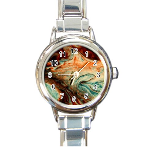 Nebula3 Round Italian Charm Watch from ArtsNow.com Front