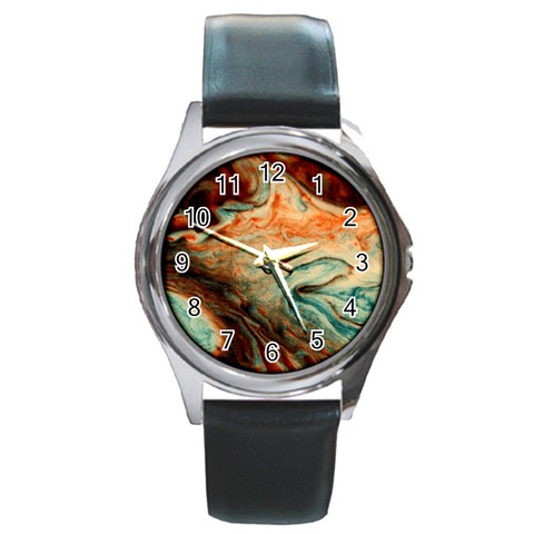 Nebula3 Round Metal Watch from ArtsNow.com Front