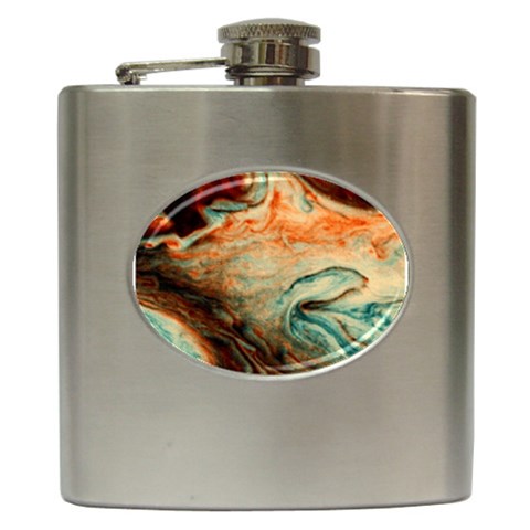 Nebula3 Hip Flask (6 oz) from ArtsNow.com Front