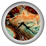 Nebula3 Wall Clock (Silver)