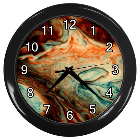 Nebula3 Wall Clock (Black) from ArtsNow.com Front