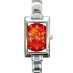 Sun Rectangular Italian Charm Watch