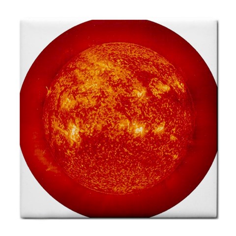 Sun Tile Coaster from ArtsNow.com Front