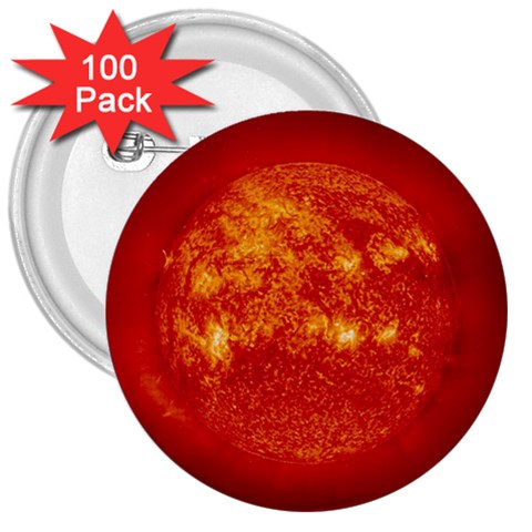 Sun 3  Button (100 pack) from ArtsNow.com Front