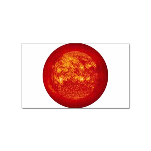 Sun Sticker Rectangular (100 pack) from ArtsNow.com Front