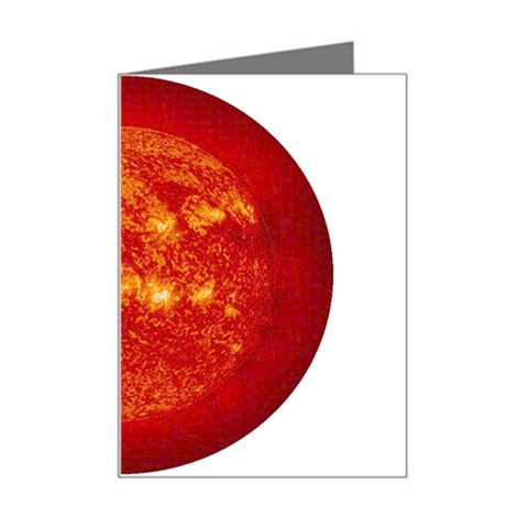 Sun Mini Greeting Card from ArtsNow.com Left