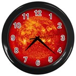 Sun Wall Clock (Black)