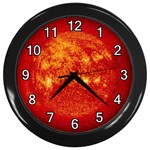 Sun Wall Clock (Black)