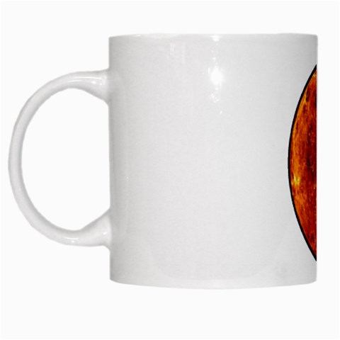 Sun2 White Mug from ArtsNow.com Left