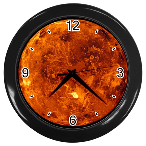 Sun2 Wall Clock (Black) from ArtsNow.com Front