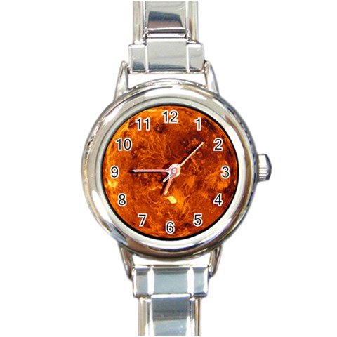 Sun2 Round Italian Charm Watch from ArtsNow.com Front