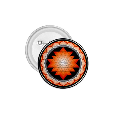 Orange_Sri_Yantra 1.75  Button from ArtsNow.com Front