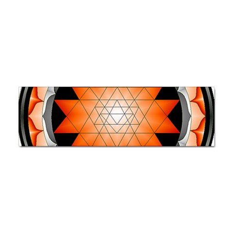 Orange_Sri_Yantra Sticker (Bumper) from ArtsNow.com Front