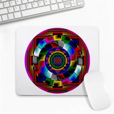 Sri Yantra Large Mousepad from ArtsNow.com Front