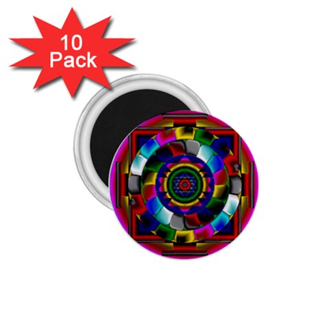 Sri Yantra 1.75  Magnet (10 pack)  from ArtsNow.com Front