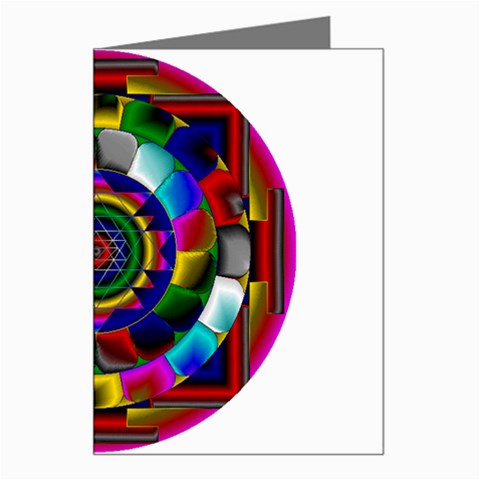 Sri Yantra Greeting Card from ArtsNow.com Left