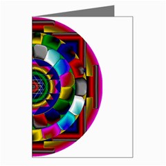 Sri Yantra Greeting Card from ArtsNow.com Left