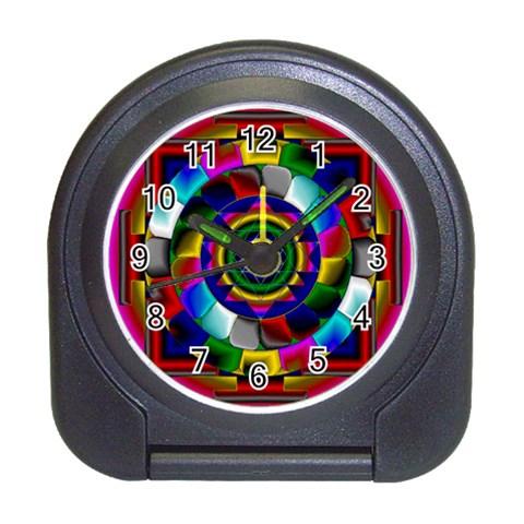 Sri Yantra Travel Alarm Clock from ArtsNow.com Front