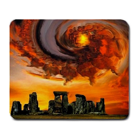  Stonehenge Sunset  Large Mousepad from ArtsNow.com Front