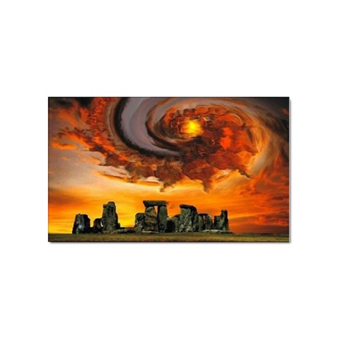  Stonehenge Sunset  Sticker (Rectangular) from ArtsNow.com Front