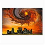  Stonehenge Sunset  Postcard 5  x 7 