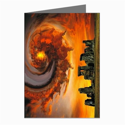  Stonehenge Sunset  Greeting Cards (Pkg of 8) from ArtsNow.com Left