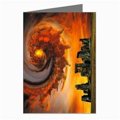  Stonehenge Sunset  Greeting Cards (Pkg of 8) from ArtsNow.com Left