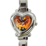  Stonehenge Sunset  Heart Italian Charm Watch