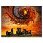  Stonehenge Sunset  Jigsaw Puzzle (Rectangular)