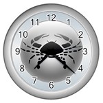 Cancer Wall Clock (Silver)