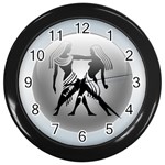 Gemini Wall Clock (Black)