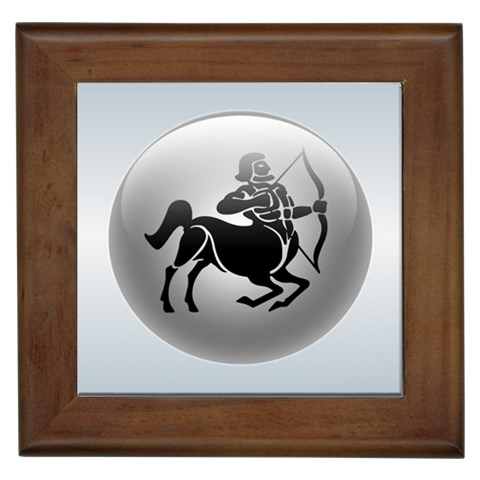 Sagittarius Framed Tile from ArtsNow.com Front