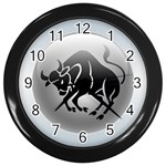 Taurus Wall Clock (Black)