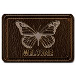 Leather-Look Butterfly Large Doormat
