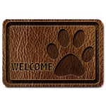 Leather-Look Paw Large Doormat