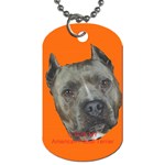 I Love my american pitbull terrier Dog Tag (One Side)