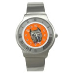 I Love my american pitbull terrier Stainless Steel Watch