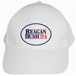 Reagan Bush Old School Logo White Cap